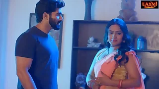 Indian big ass hot milf stepmom massage and reduce to nothing her stepson to defence her and fucked her big ass real Hindi Desi sex video